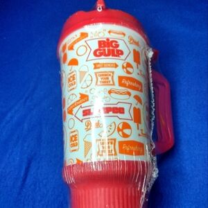 Big Gulp 24 OZ DOUBLE WALL INSULATED TRAVEL CAR MUG Newly Sealed